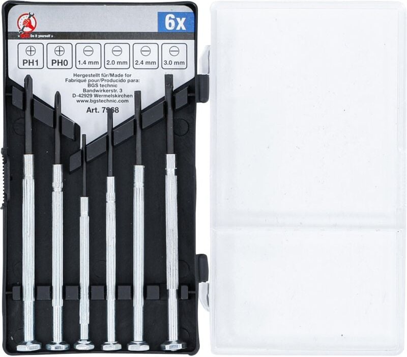 Feinmechaniker-Schraubendreher-Satz 6-tlg.