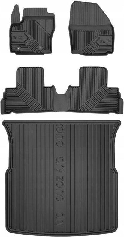 SET 77 Fußmatten und Fußmatten Ford S-Max Mk1 2006-2015 5 Sitze