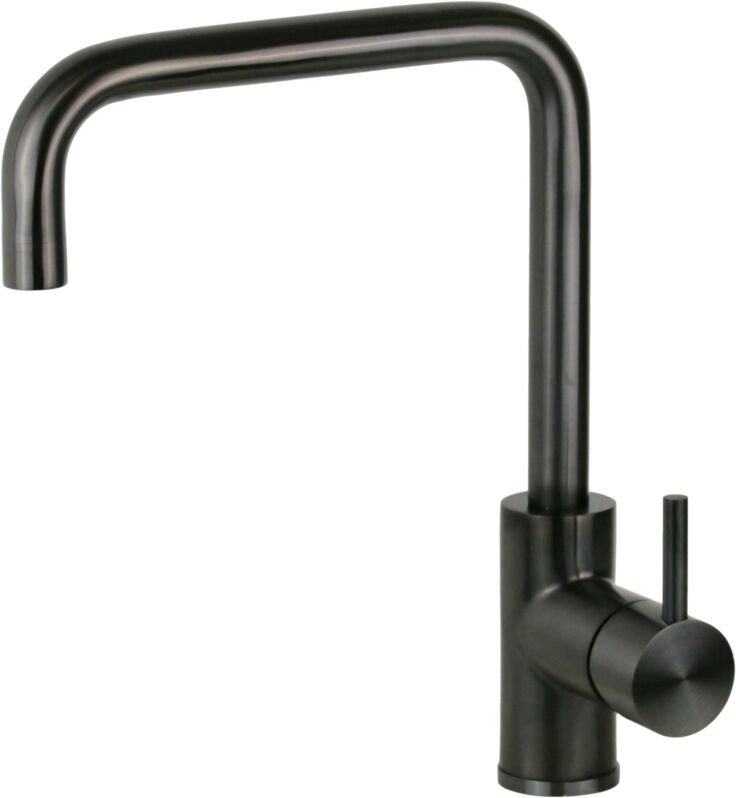 Rotgussfarbener Küchenspülenmischer aus Edelstahl mit verstellbarem Auslauf Pollini NF0001B Gunmetal