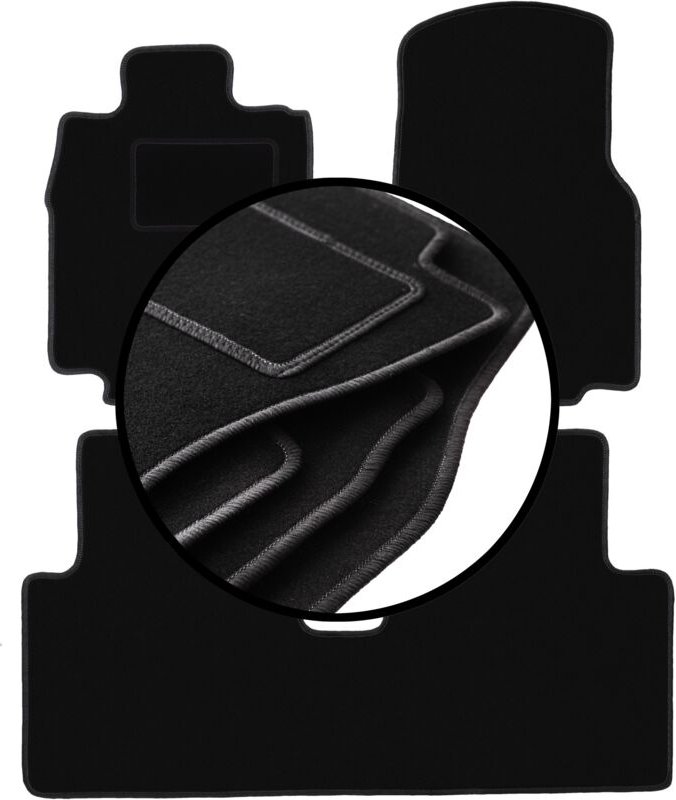 Komplettset Veloursmatten für: Mercedes Vaneo W414 Minivan (2001-2005)