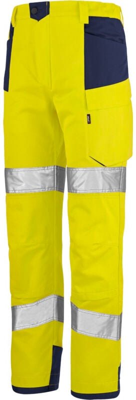 Schülerhose PI Gelb Neon / Marineblau XS - FR(36-38)