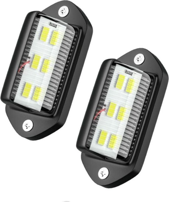 2 STÜCKE LED Kennzeichenbeleuchtung Wasserdicht 6 SMD LED Rückleuchten Kennzeichenleuchte für 12 V/24 V LKW Van Anhänger...