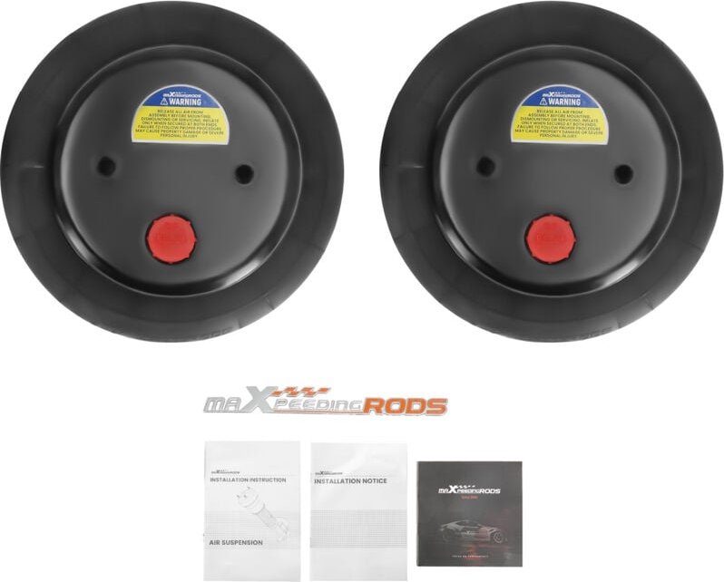 Paar Dreifaltenbalg 2600 lbs Luftbalg Luftfederung Universal for Light Duty