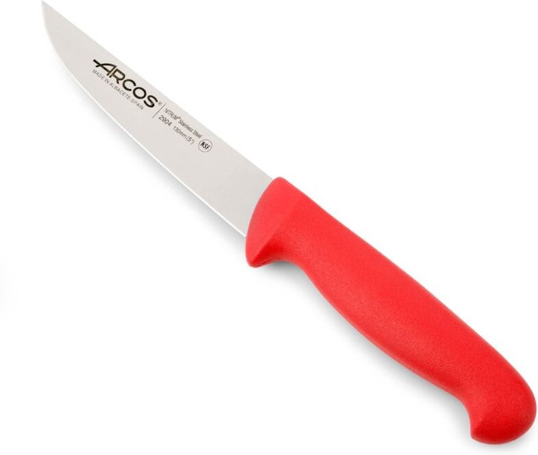 Arcos - Küchenmesser 2900 - Prof 290422 aus Nitrum-Edelstahl und mango ergonomische rote Polypropylenklinge und 13 cm Kl...