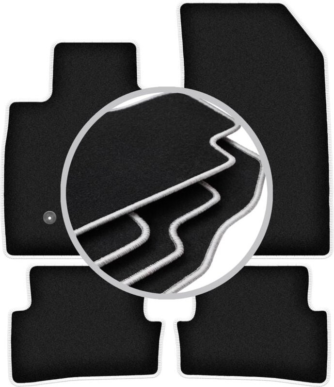 CARLUX-SILVER Autofußmatten für: Renault Clio III Grandtour, Kombi, Fließheck (2005-2012)