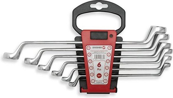 Dogher - Set mit 6 abgewinkelten Sternschlüsseln, 75º 453-016