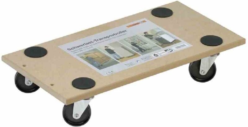 Werkzeuge 0820040 Transportroller mdf Traglast (max.): 200 kg 110 mm Anzahl Lenkrollen 4 - Meister