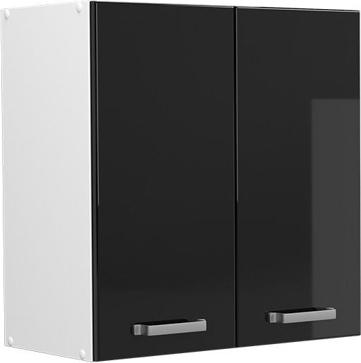 Hängeschrank R-Line, Schwarz Hochglanz, 60 cm Vicco
