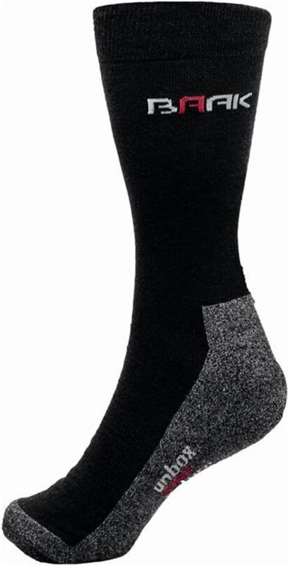 Baak WINTER-COOLMAX Winterfunktionssocke Gr. 43 - 46 schwarz/grau