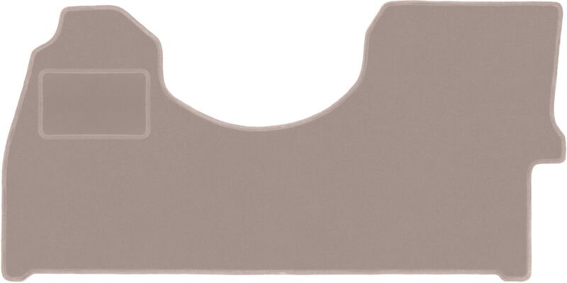 Beige Veloursmatten für: Volkswagen Crafter Kastenwagen (2006-2019)