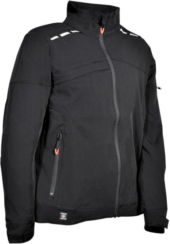 Thumbnail - Cofra Arbeitsjacke 250 g/m², Shellwear, mit Reflexstreifen schwarz 46