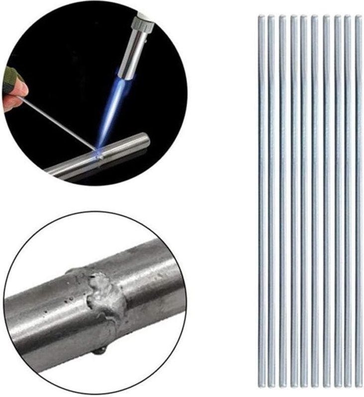 Aougo - Niedertemperatur-Aluminium-Schweißdraht, langlebiger Schweißdraht für Reparaturen, kein Lötpulver erforderlich –...