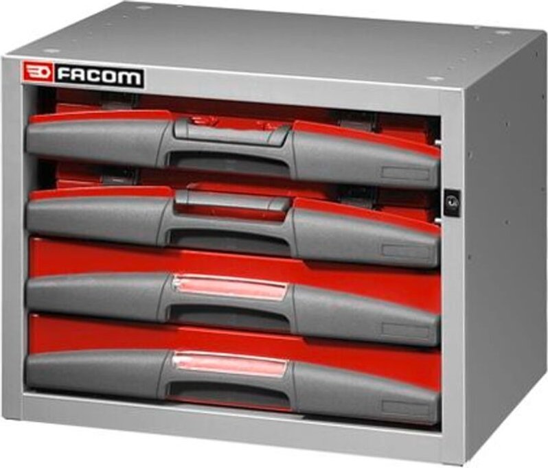 FACOM Regal klein tief 4 Schubl fest/lose