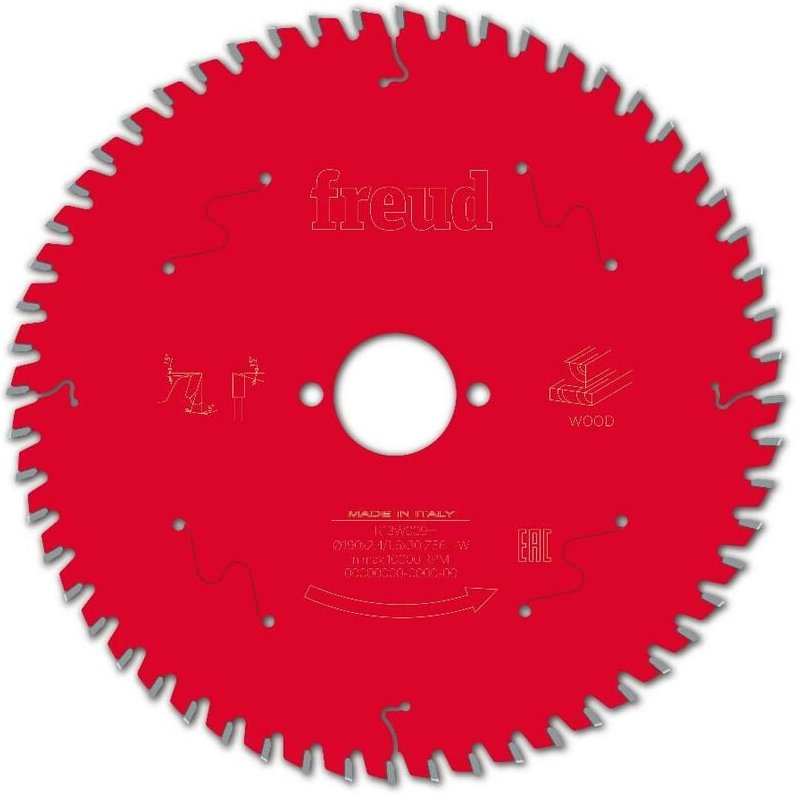 Freud - Sägeblatt für Handkreissäge Ø190 2,4/1,6 AL30 Z56 ba 5° - F03FS09720 -FR13W009H