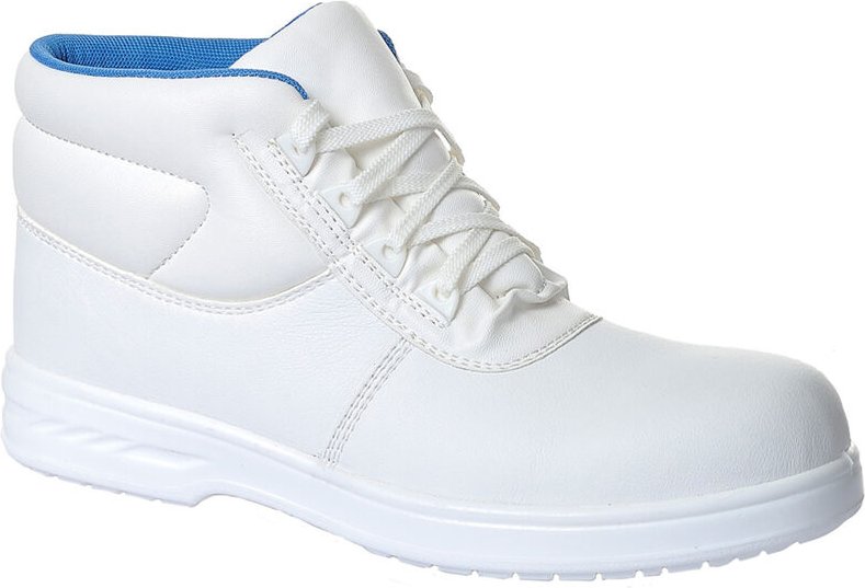 Hochschutzstiefel Albus mit Schnürung, Weiß, S2, Weiß, Größe 44