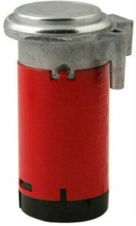Roter Luftkompressor, 12-V-Luftpumpen-Set, elektrische Hupe mit elektromagnetischem Motorrohr, wird für superlaute Tromp...