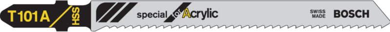 Bosch - Accessories 2608631010 Stichsägeblatt t 101 a Clean for pc, 5er-Pack 5 St.