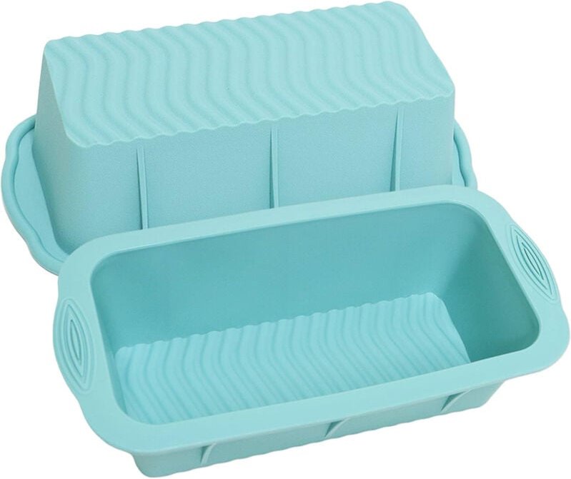 Longziming - Silikon-Gebäckform (2er-Set) – antihaftbeschichtete Brotform, lebensmittelecht, einfaches Herauslösen, ofen...