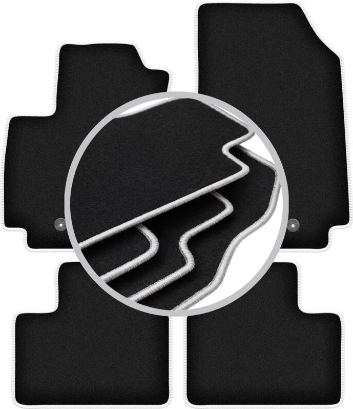 CARLUX-SILVER Autofußmatten für: Renault Arkana Crossover (2021-)