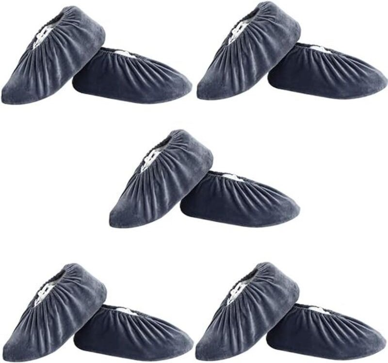 Linghhang - Paar wiederverwendbare Schuhüberzüge, waschbar, rutschfest, Überschuhe, elastisch, praktisch, staubdicht, ma...