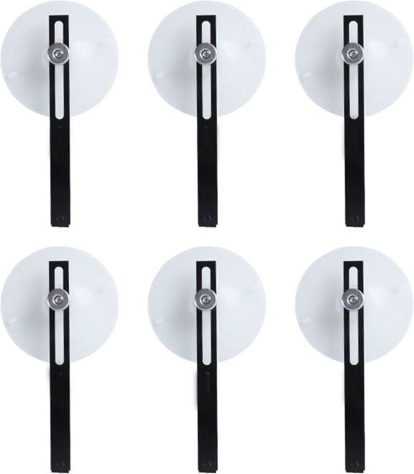 6er-Pack TV-Seitenbrett-Halteklammer LED-LCD-Bildschirm-Entferner Reparaturwerkzeug Silikon-Vakuum-Saugnapf