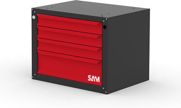 Werkbankblock 4 Schubladen sam 3 Schubladen 75mm + 1 Schublade 150mm - ETAB-BT4T