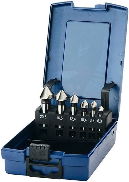 Kegelsenker-Set für Bündigfräsen (6 Stck.) Makita P-73592