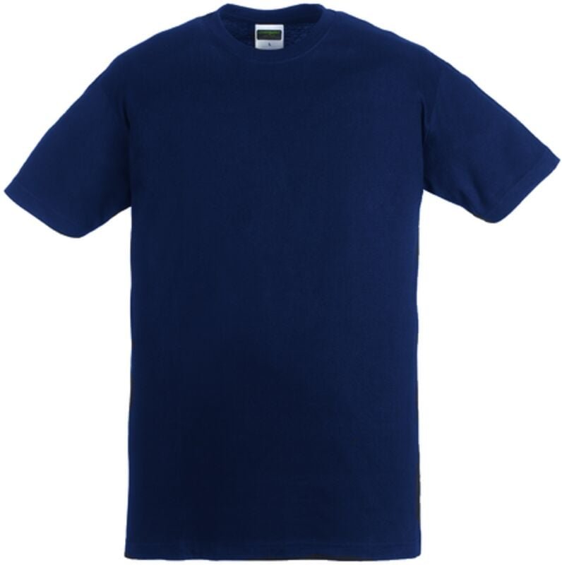 Thumbnail - Satz mit 5 - Kurzarm-Arbeitsshirt HIKE - Dunkelblau S - 40/42