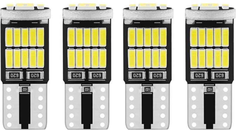 Tlily - 4 stücke Auto T10 Led-lampen W5W 4014 26SMD Lesen licht Kennzeichen Signal Birne Schwanz Bremse Signal Lichter 6...
