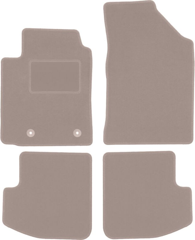 Beige Veloursmatten für: Toyota Yaris I 3-Türer (1999-2005)