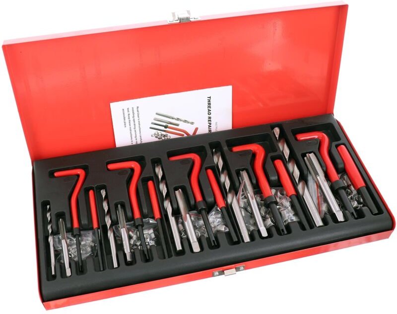 Gewinde-Reparatursatz 131 Gewindebohrer Koffer