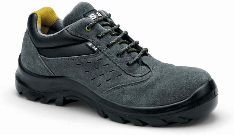 S 24 Bossi Industrie - Sicherheitsschuhe S24 Cabana S1P - Velourleder grau - Größe 36 - 5712