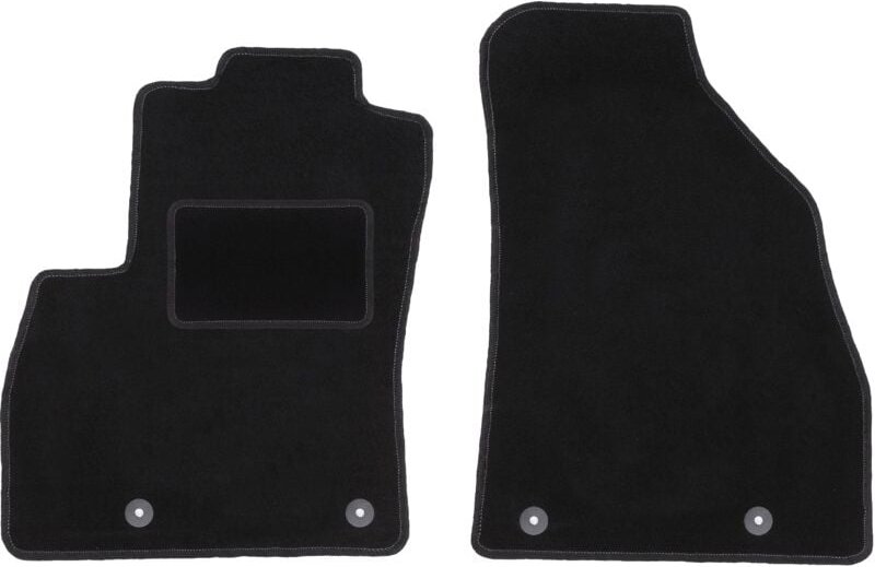 Vordere Matten schwarz für: Fiat Fiorino III kombivan (2007-2017)