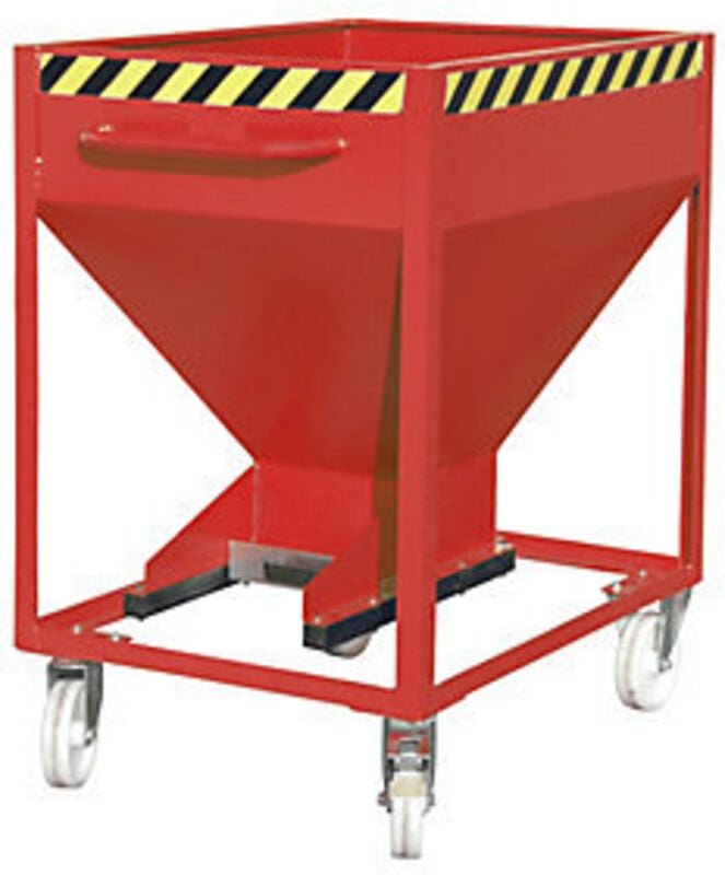 Bauer Silobehälter SR-D 375, lackiert, Feuerrot