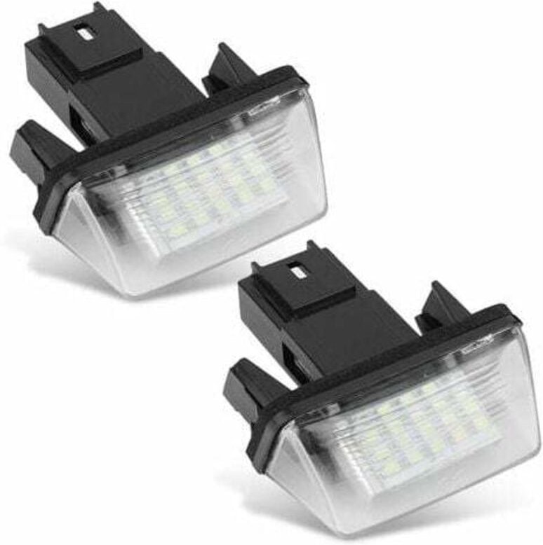 Thumbnail - KZQ 2 Stück links und rechts 18 LED-Kennzeichenbeleuchtung für C3 2002–2009/BERLINGO/306 307 406 5008