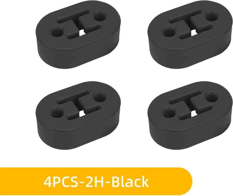 Thumbnail - Gabrielle - 4PCS Auto Auspuff Aufhänger 2 Löcher Gummi Auspuff Montieren Silent Block für Die Meisten Autos