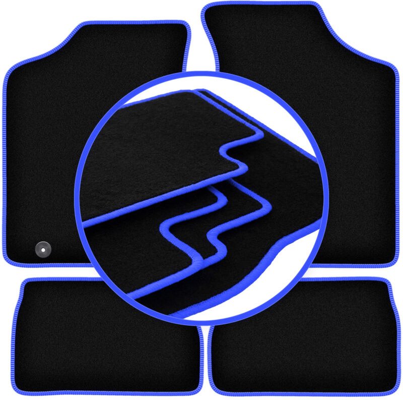 CARLUX-BLUE Autofußmatten für: Peugeot 106 Fließheck (1991-2003)