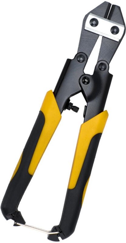 Kompakter Bolzenschneider aus Chrom-Vanadium-Stahl mit verstärkten Gummibacken 220 mm 8 Zoll