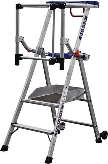 Matisère - Mobile selbststehende Podestleiter - Maximale Arbeitshöhe 2,52m - PIRLF2-P