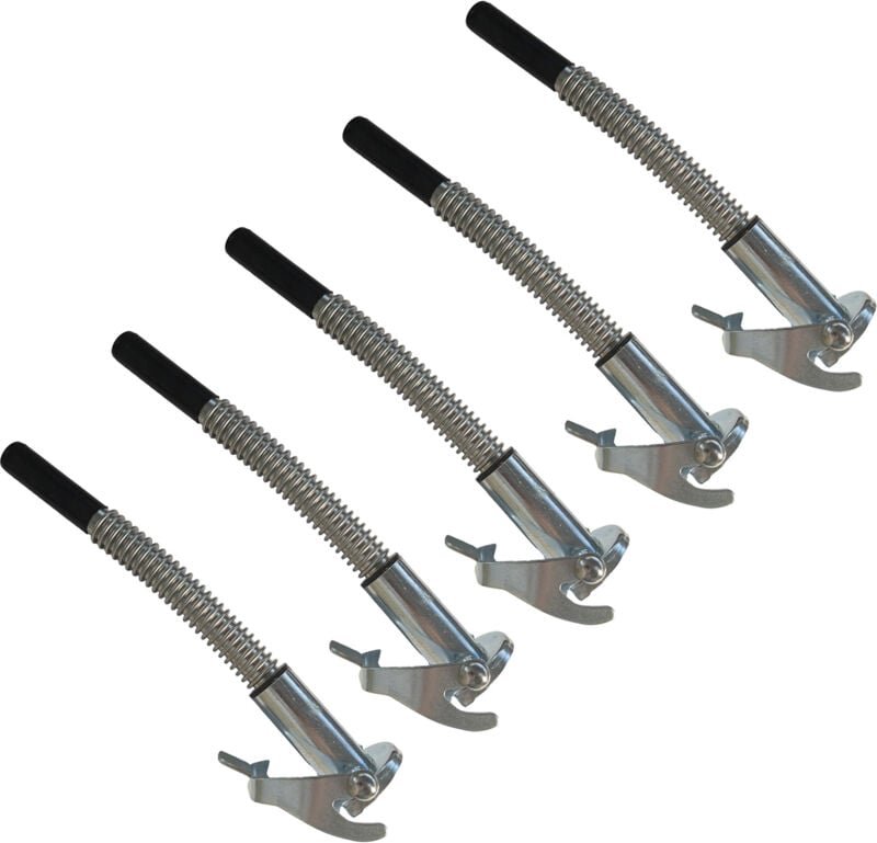 Trutzholm ® - 5x Ausgießer flexibel mit Sieb für Metallkanister silber Jerrycanverschluss