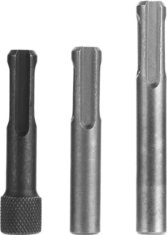 Beijiyi - 3-teiliges SDS-1/4-Zoll-Adapter-Set, Sechskant-Schraubendreher-Sockel-Adapter-Konverter für Hammerbohrer