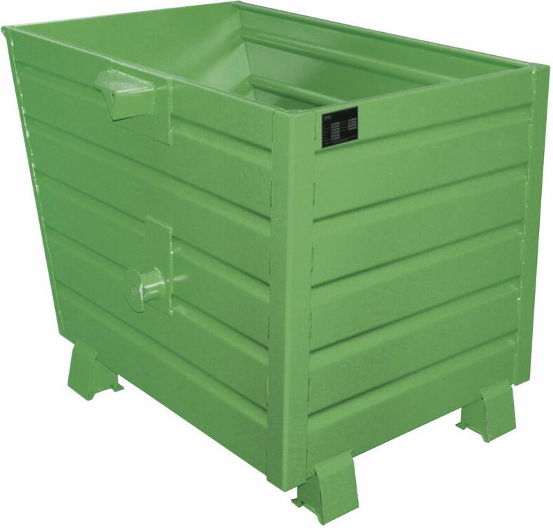 Bauer Stapelkipper BSK 90, lackiert, Resedagrün