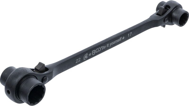 Gerüstbauer-Knarre 4-in-1 sw 14 - 17 - 19 - 22 mm