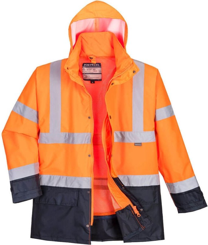 Bicolore Executive 5-in-1 Parka Orange/Marine S