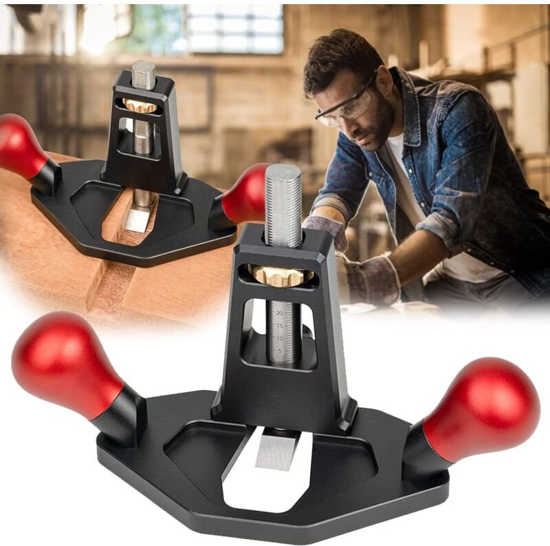 Holzbearbeitungs-Fräshobel mit Anodischer Oxidationsbehandlung, Handhobel für Feines und Präzises Holzschneiden - Ej.lif...