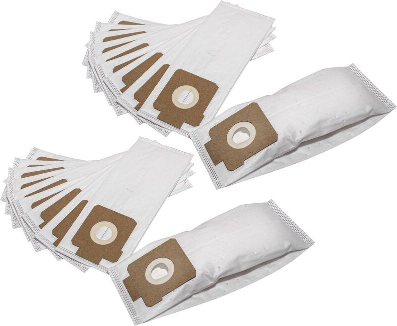 20x Staubbeutel kompatibel mit aeg Vampyrette as 203, Vampyrette as 206 Staubsauger - 17 28cm x 21cm Weiß - Vhbw