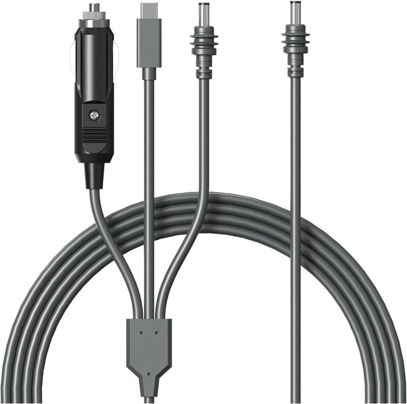 Starlink 3-in-1-Minikabel, 5 m, USB-C-Hochgeschwindigkeits-Autoladegerät, DC-zu-DC-Ersatzkabel für Starlink Mini-Powerba...