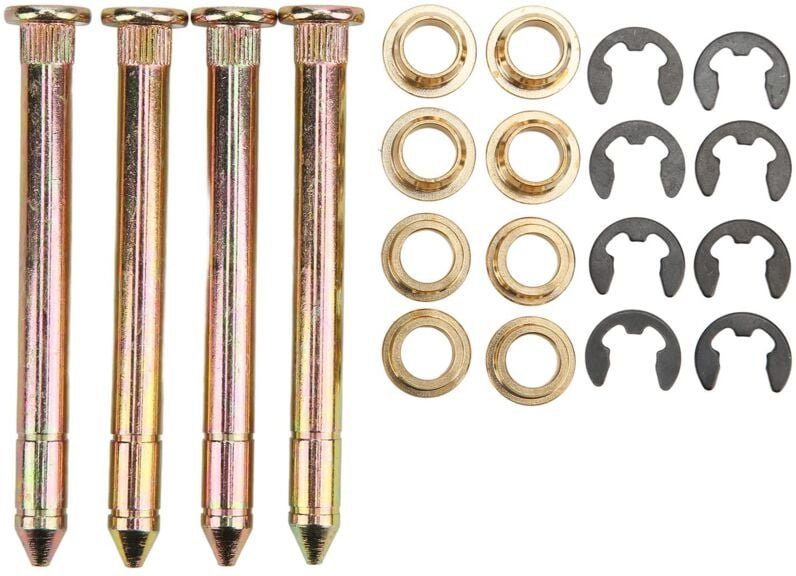 Ej.Life Robustes Langlebiges Metall 20 Stück Türscharnierstiftbuchsen-Kit 862793 Autozubehör aus Verzinktem Stahl Interi...