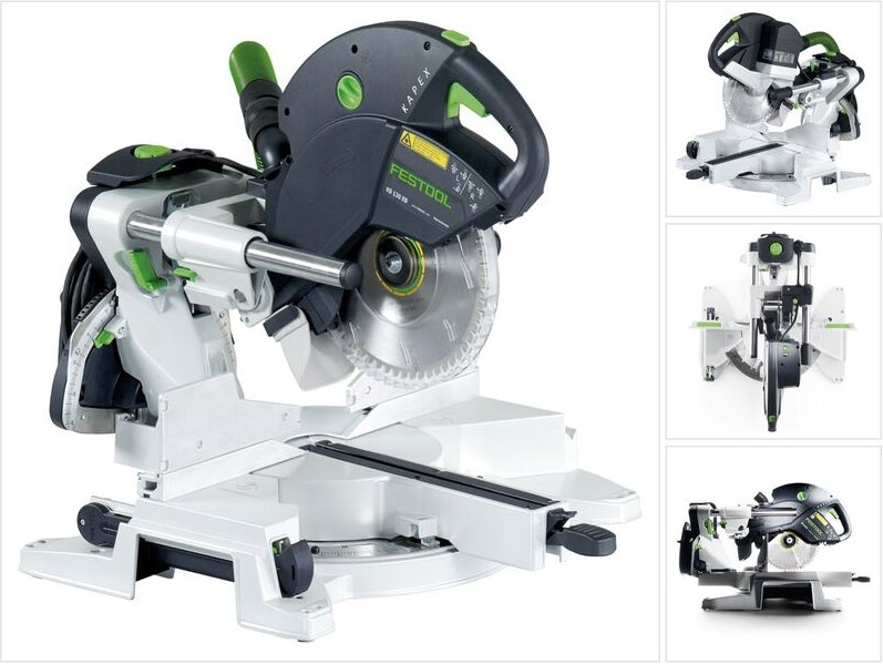 Ks 120 eb kapex Kapp Zugsäge 1600W 260 mm ( 561283 ) + Sägeblatt hw - Festool