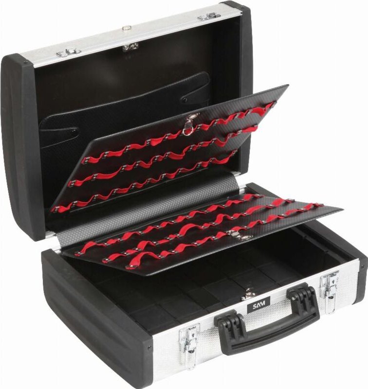 Koffer aus glattem Aluminium Sam Outillage Doppelschalen - TVU-4